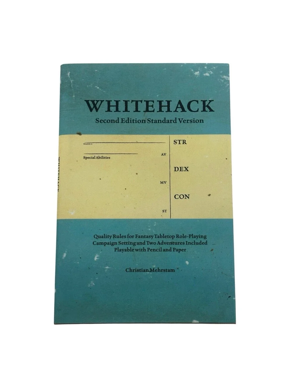 Christian Mehrstam RPG Whitehack (2nd Ed, Standard Version) EX/NM